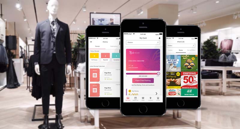 UI/UX transpark mall tsm mobile app design concept creative strategic designer