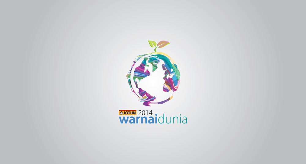 logo design jotun warnai dunia 2014 creative strategic designer